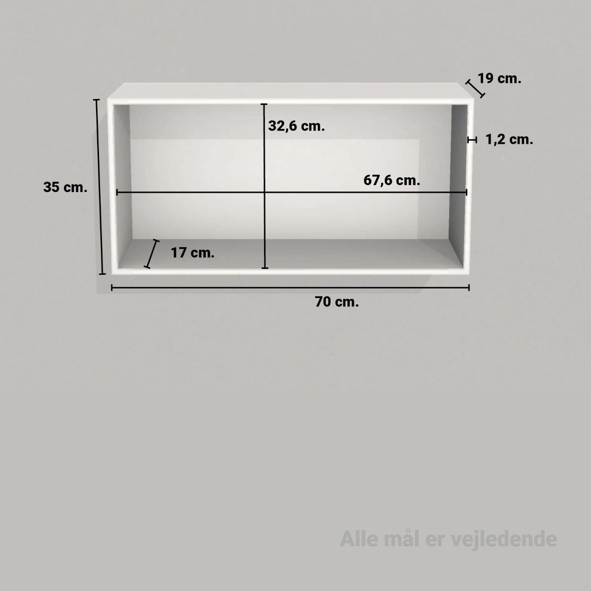 image - kubik_color_halv_reolkasse_1_rum
