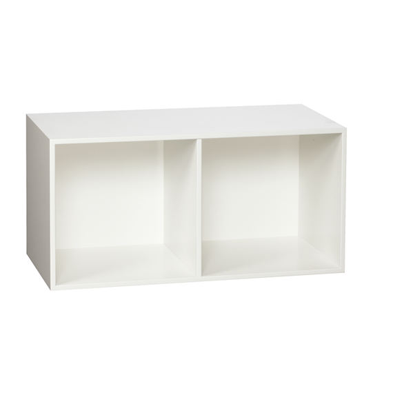 image - Kubik Color halv reolkasse - 2 rum