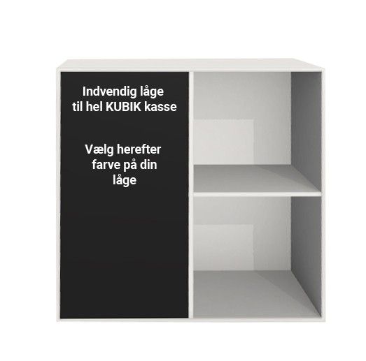 image - Kubik Color låge - stor indvendig - Hel reolkasse
