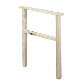 Støtteben massiv furu H71 cm.