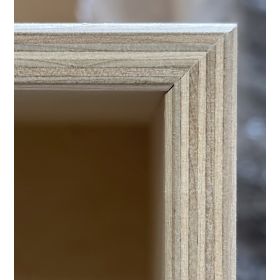 image - Kubik birk halv reolkasse - 3 rum