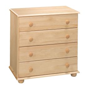 Kommode furu - 4 skuffer