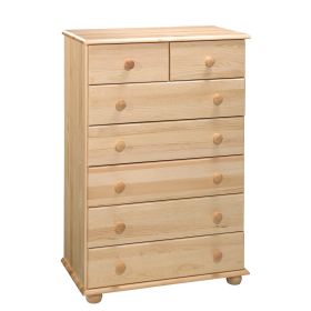 Kommode furu - 5+2 skuffer