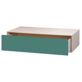 Brick box skuffeseksjon opalgrøn front 90x22,5x45 cm