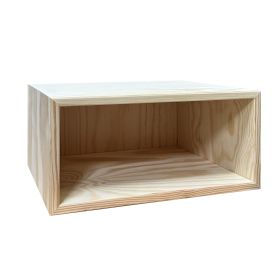 bokhylle furu 30x14,5x25 cm. - 1 rum