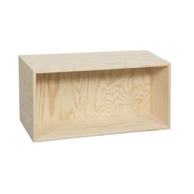 Dyp bokhylle 30x60x25 cm, med 1 rom