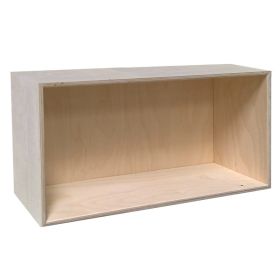 bokhylle av bjørk 60x30x19 cm, med 1 rom