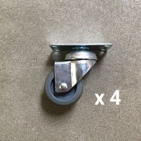 4 Hjul uten bremse 31071