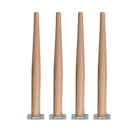 Møbelben - eik - H43 cm. LIGE