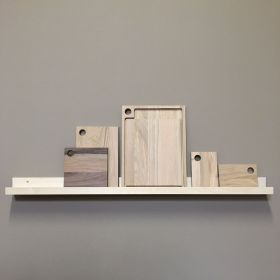 Bildehylle bjørk - L119,5 cm