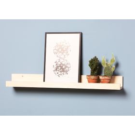 Vegghylle/bildehylle bjørk (65 cm.)