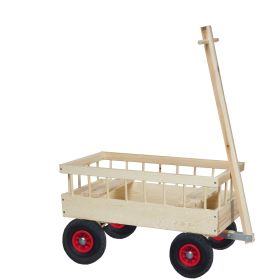 Dravogn 2 personer gummihjul med luft