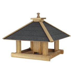 Fuglebrett med tak, fuglemater