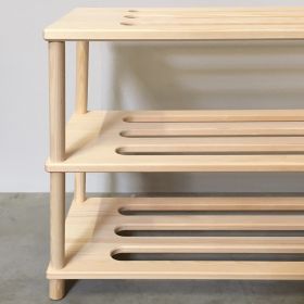 Skohylle ubehandlet furu - B80 cm.