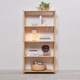 bokhylle i oljet eik - 5 hyller H155 cm.