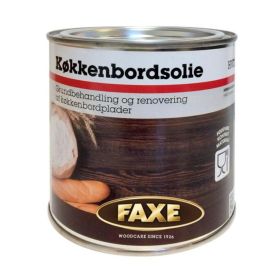 FAXE kjøkkenbordolje hvit - 0,75 liter