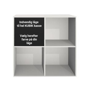 KUBIK Color dør - liten innvendig - hel reolkasse