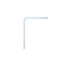 Hylleknekt hvit 25 x 30 cm.