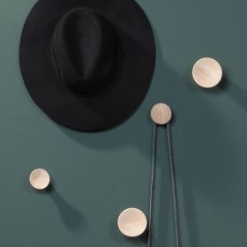 Place-It-knagg, ubeh, mellomstor, eik Ø7 cm.