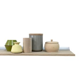 KUBIK eik - vegghylle - liten