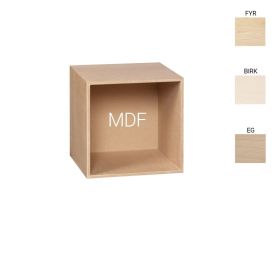 KUBIK Tre 35x35 cm. - kvart bokhylle - 1 rom