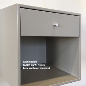 image - Kubik Color kvart reolkasse - 1 skuffe